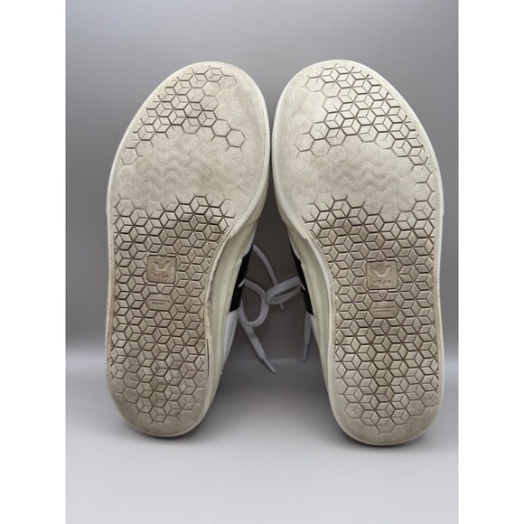 VEJA Campo Womens Leather White Black W Lace Up Low Top Casual Sneakers Size 9 - Picture 6 of 8